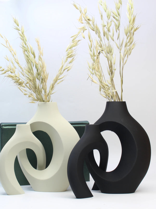A Set of Hugging Vase Ornaments, Home Decoration Ornaments Vase, Dry Vase, Office, Entrance Cabinet Decorative Vase
