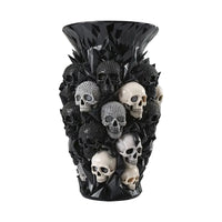 Gothic Skull Vase, Garden Decorative Resin Craft Ornament, Gothic Decorative Vase, Home Decor Flower Vase