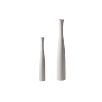 3D Printed Vases - Black and White Tall Conical Vases, Entryway Decor Welcome Vase Ornament, Modern Minimalist Style Decor Vases